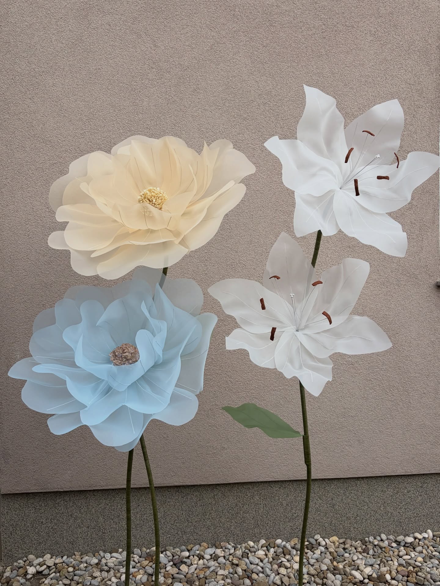 Veliki organza cvijet